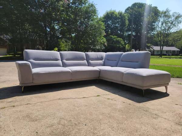 Modern Gray Sectional Couch
